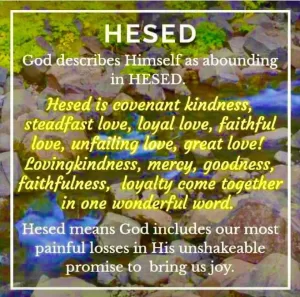 Bezal'el Messianic Fellowship | Hesed